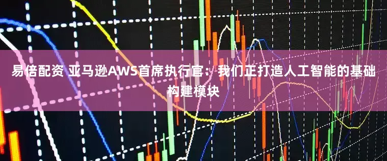 易倍配资 亚马逊AWS首席执行官：我们正打造人工智能的基础构建模块